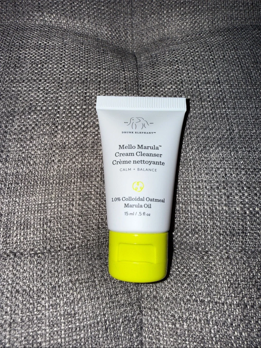 5/$25 Drunk elephant Mello Marula cream cleanser calm & balance sealed travel